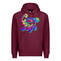 Burgundy camp life Premium Hoodie - JahusDesignShop