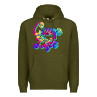 Army Green camp life Premium Hoodie - JahusDesignShop