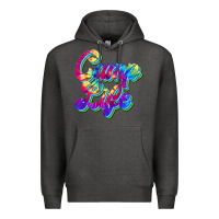 Charcoal Heather camp life Premium Hoodie - JahusDesignShop