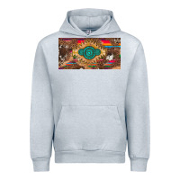 Heather Grey western gemstone and leopard with serape licanse plate Urban Hoodie - Artiststas