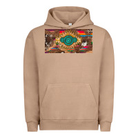 Pigment Burro western gemstone and leopard with serape licanse plate Urban Hoodie - Artiststas
