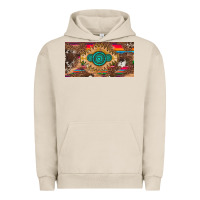 Pigment French Oak western gemstone and leopard with serape licanse plate Urban Hoodie - Artiststas