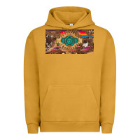 Pigment Peanut Butter western gemstone and leopard with serape licanse plate Urban Hoodie - Artiststas