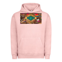 Pigment Salmon western gemstone and leopard with serape licanse plate Urban Hoodie - Artiststas