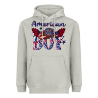 Moon Dust American boy with cowboy Heavyweight Hoodie - texasbilliewilder