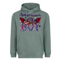Sage American boy with cowboy Heavyweight Hoodie - texasbilliewilder