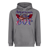 Storm American boy with cowboy Heavyweight Hoodie - texasbilliewilder