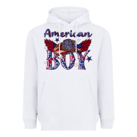 White American boy with cowboy Heavyweight Hoodie - texasbilliewilder
