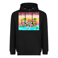 Black beach summer coffee cups Heavyweight Hoodie - Zillion Design Studio