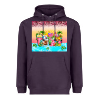 Plum beach summer coffee cups Heavyweight Hoodie - Zillion Design Studio