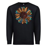 Black fall tooled lather leopard Premium Sweatshirt - RanaPortraitStore