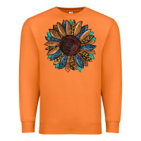 Carrot fall tooled lather leopard Premium Sweatshirt - RanaPortraitStore
