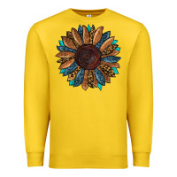 Lemon fall tooled lather leopard Premium Sweatshirt - RanaPortraitStore