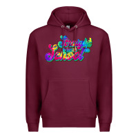 Burgundy straight back to school Premium Hoodie - JahusDesignShop