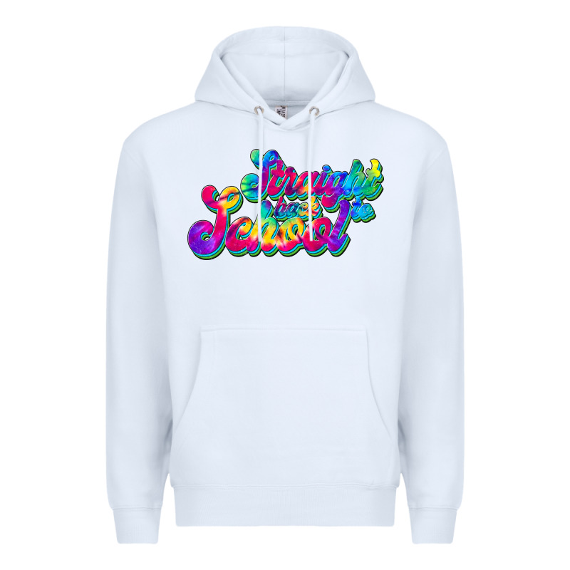 Straight Back To School Premium Hoodie by JahusDesignShop | Teevron