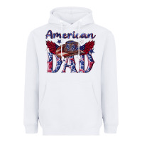 White American dad with cowboy Heavyweight Hoodie - texasbilliewilder