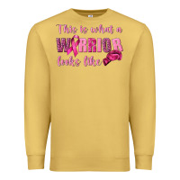 Antique Gold This Is What a Warrior Looks Like Premium Sweatshirt - texasbilliewilder