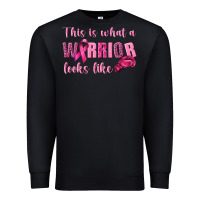 Black This Is What a Warrior Looks Like Premium Sweatshirt - texasbilliewilder