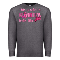 Charcoal Heather This Is What a Warrior Looks Like Premium Sweatshirt - texasbilliewilder