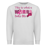 Dove Grey This Is What a Warrior Looks Like Premium Sweatshirt - texasbilliewilder