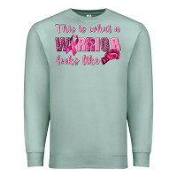 Seafoam This Is What a Warrior Looks Like Premium Sweatshirt - texasbilliewilder