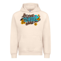 Sandshell western cowgirl and sunflower with hat and cowhide leopard Urban Hoodie - Artiststas