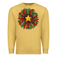 Antique Gold christmas sunflower Premium Sweatshirt - RanaPortraitStore