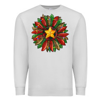 Dove Grey christmas sunflower Premium Sweatshirt - RanaPortraitStore