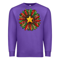 Purple christmas sunflower Premium Sweatshirt - RanaPortraitStore