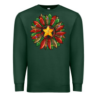 Sports Green christmas sunflower Premium Sweatshirt - RanaPortraitStore
