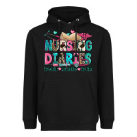 Black nursing diaries no sleep no money no life Heavyweight Hoodie - Zillion Design Studio