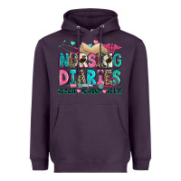Plum nursing diaries no sleep no money no life Heavyweight Hoodie - Zillion Design Studio