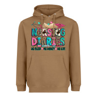 Toasted Coconut nursing diaries no sleep no money no life Heavyweight Hoodie - Zillion Design Studio