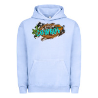 Pigment Grape Ice western cowboy and hat with cactus and cowhide Urban Hoodie - Artiststas