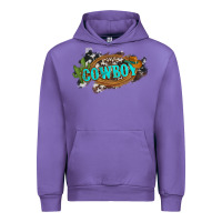 Tulip western cowboy and hat with cactus and cowhide Urban Hoodie - Artiststas