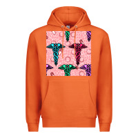 Carrot Medicine Seamless Pattern Premium Hoodie - BundleAndBundleShop