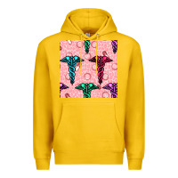 Lemon Medicine Seamless Pattern Premium Hoodie - BundleAndBundleShop