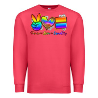 Cardinal peace love equality Premium Sweatshirt - Zillion Design Studio
