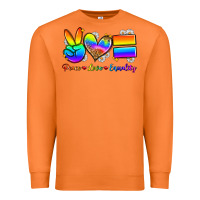 Carrot peace love equality Premium Sweatshirt - Zillion Design Studio
