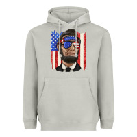 Moon Dust American flag with lincoln Heavyweight Hoodie - texasbilliewilder