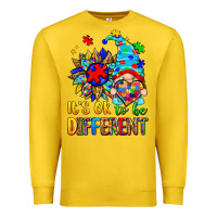 Lemon it's ok to be different autism gnome Premium Sweatshirt - Zillion Design Studio