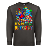 Smoke it's ok to be different autism gnome Premium Sweatshirt - Zillion Design Studio