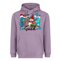 Lavender up to snow good Heavyweight Hoodie - Zillion Design Studio