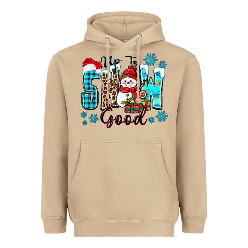 Up To Snow Good Heavyweight Hoodie by Zillion Design Studio | Teevron