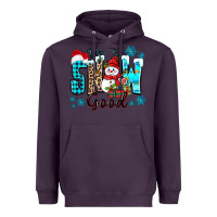 Plum up to snow good Heavyweight Hoodie - Zillion Design Studio