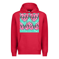 Cardinal Nursing Heart Seamless Pattern Premium Hoodie - BundleAndBundleShop