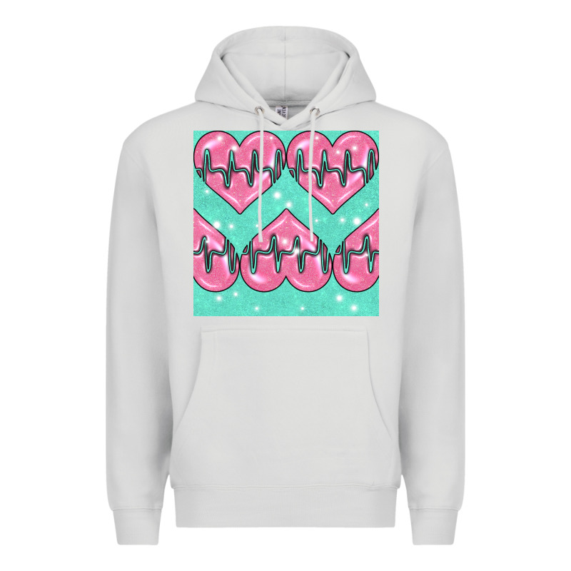 Nursing Heart Seamless Pattern Premium Hoodie by BundleAndBundleShop | Teevron