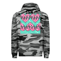 Slate Camo Nursing Heart Seamless Pattern Premium Hoodie - BundleAndBundleShop