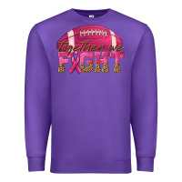 Purple Together We Fight Premium Sweatshirt - texasbilliewilder