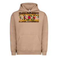 Pigment Burro western  leopardfloral licanse plate Urban Hoodie - Artiststas